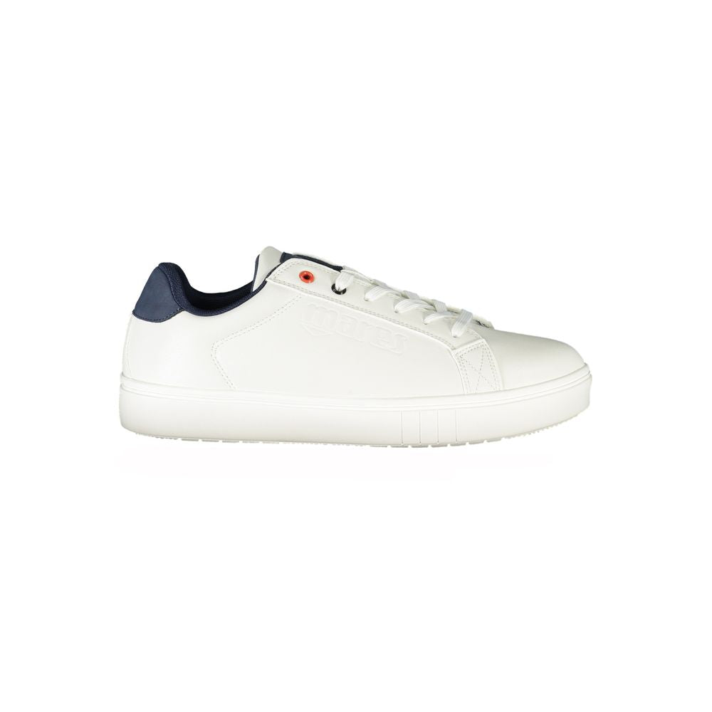 Mares White Polyurethane Men Sneaker | Regal Royce