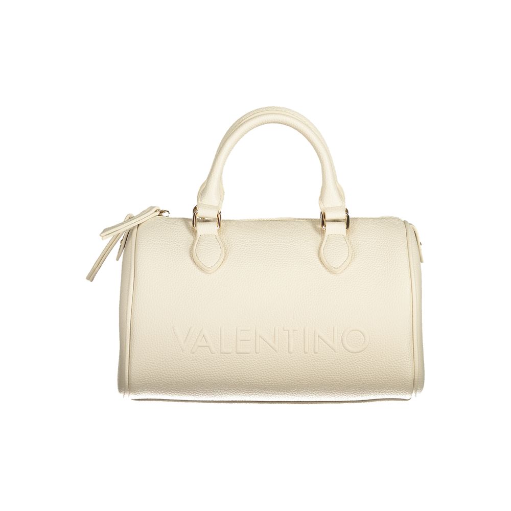 Mario Valentino Beige Polyurethane Women Handbag | Regal Royce