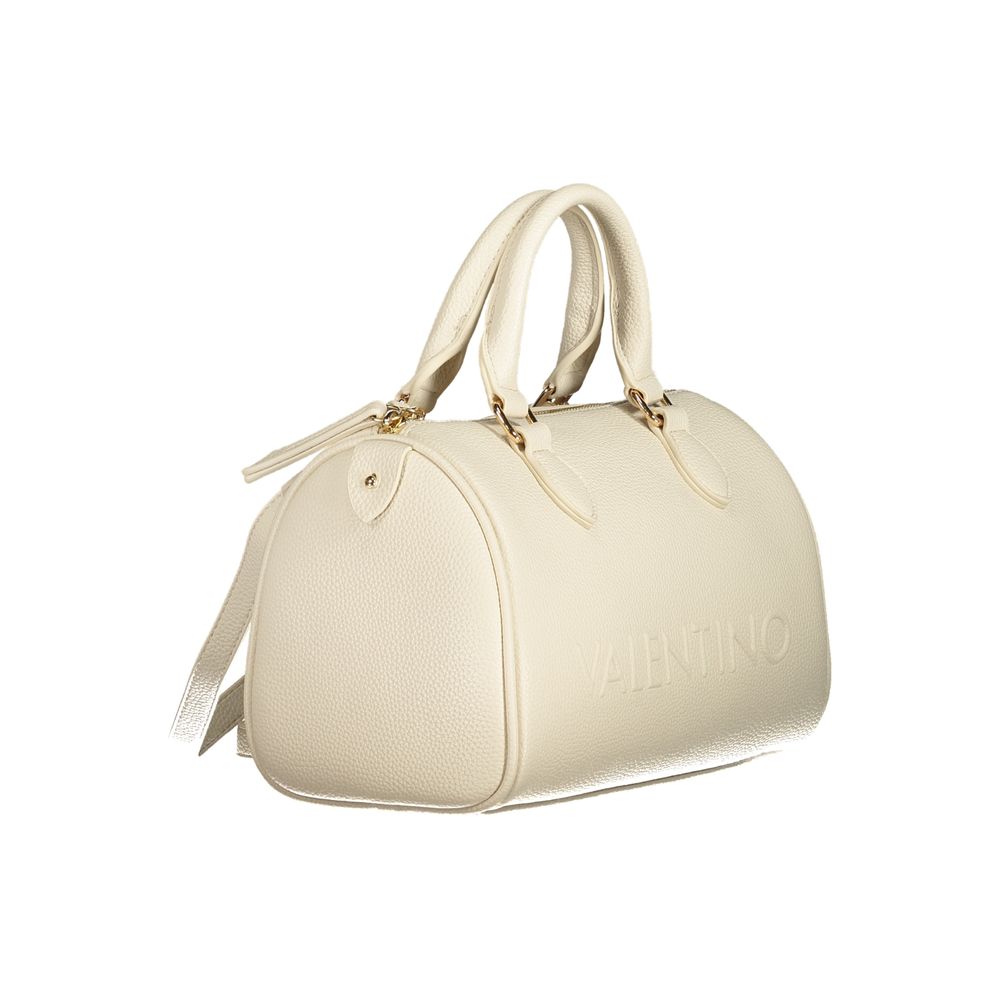 Mario Valentino Beige Polyurethane Women Handbag | Regal Royce