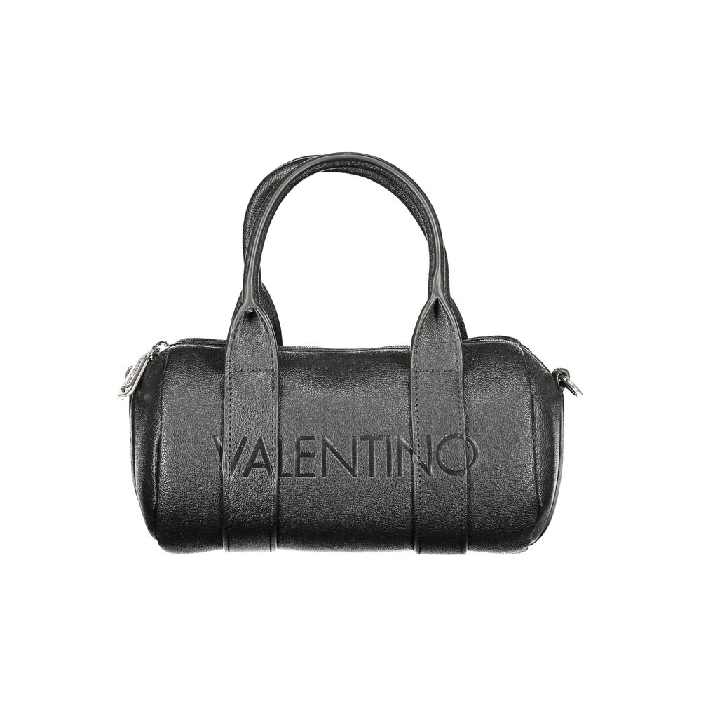 Mario Valentino Black Polyurethane Women Handbag | Regal Royce