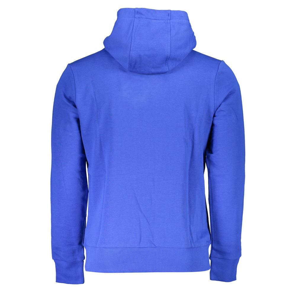 La Martina Blue Cotton Men Sweater | Regal Royce