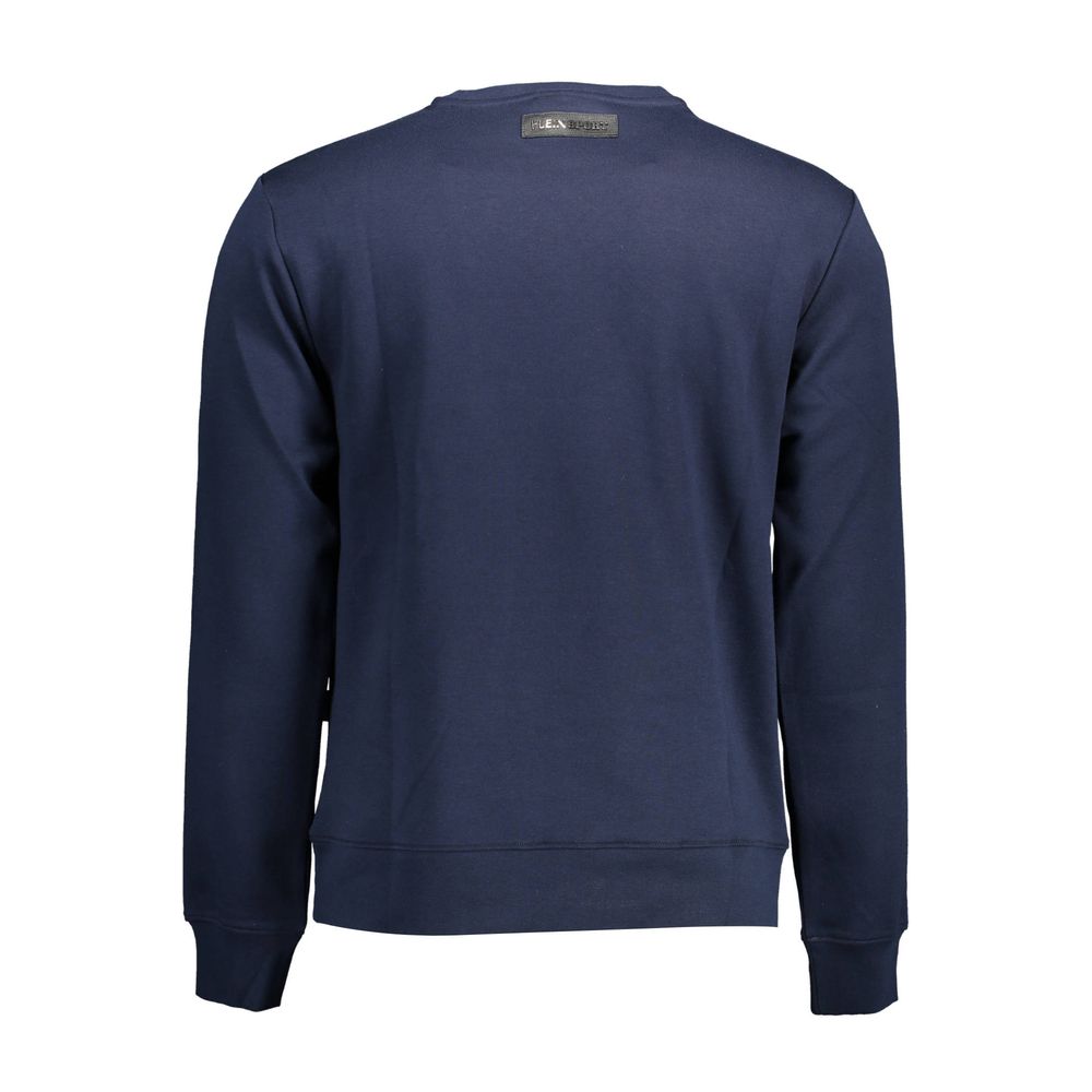 Plein Sport Blue Cotton Men's Sweatshirt | Regal Royce