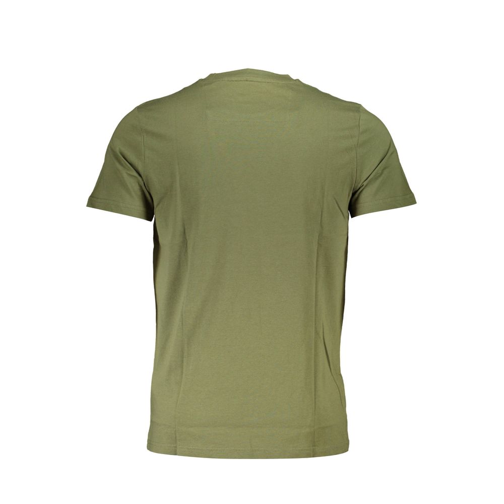 Cavalli Class Verde Cotton Men T-Shirt | Regal Royce