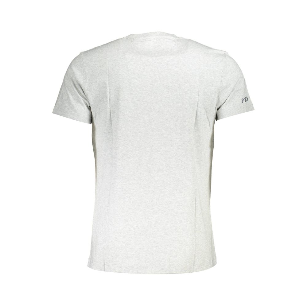 La Martina Grigio Cotton Men T-Shirt | Regal Royce