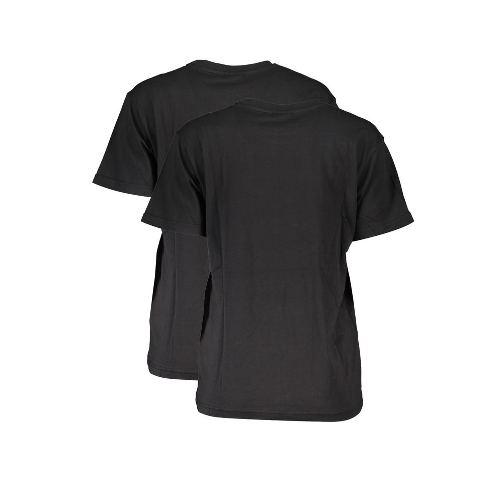 Fila Black Cotton Women T-Shirt | Regal Royce