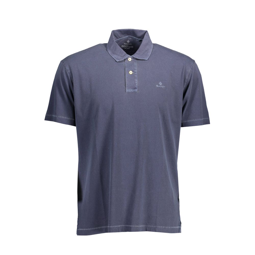 Gant Blu Cotton Mens Polo Shirt | Regal Royce
