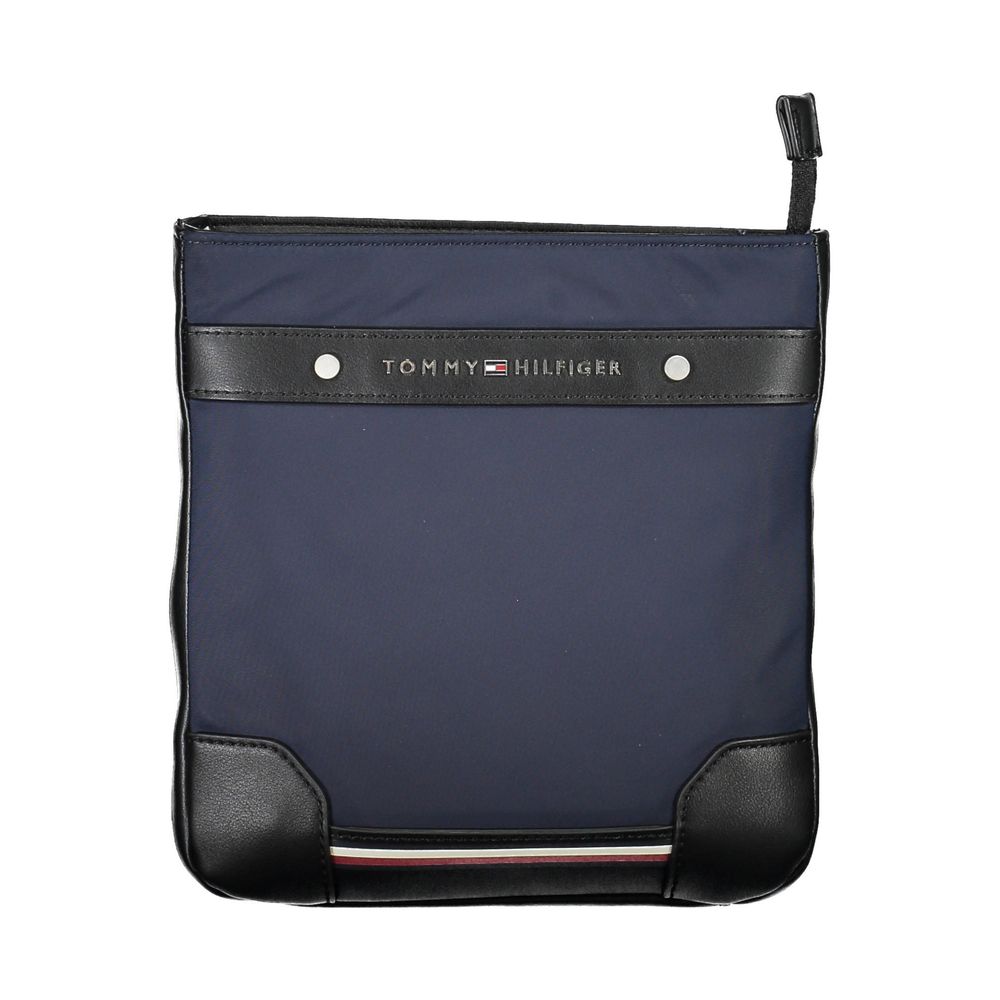 Tommy Hilfiger Blue Polyurethane Men's Shoulder Bag | Regal Royce