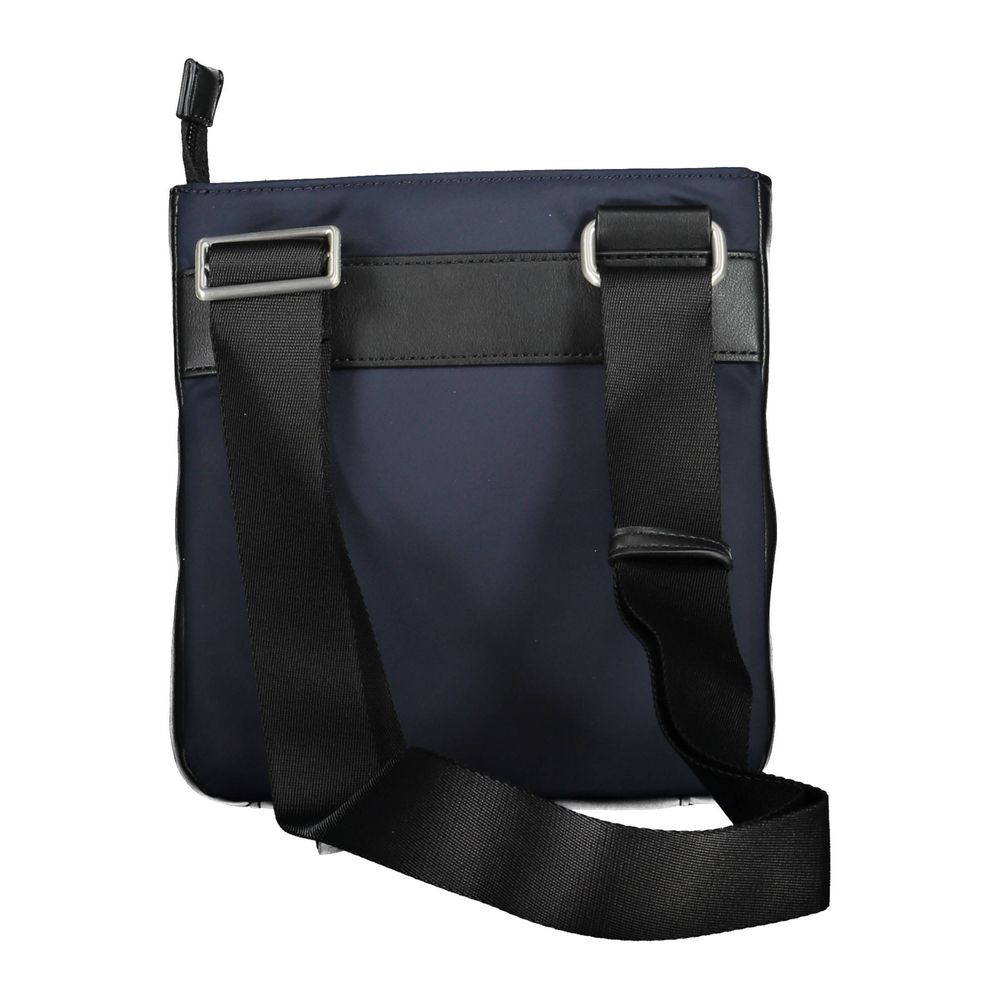 Tommy Hilfiger Blue Polyurethane Men's Shoulder Bag | Regal Royce