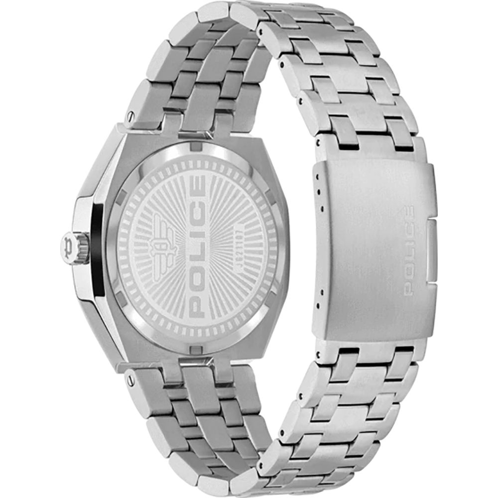 Police Silver Stainless Steel Dress Watch | Regal Royce