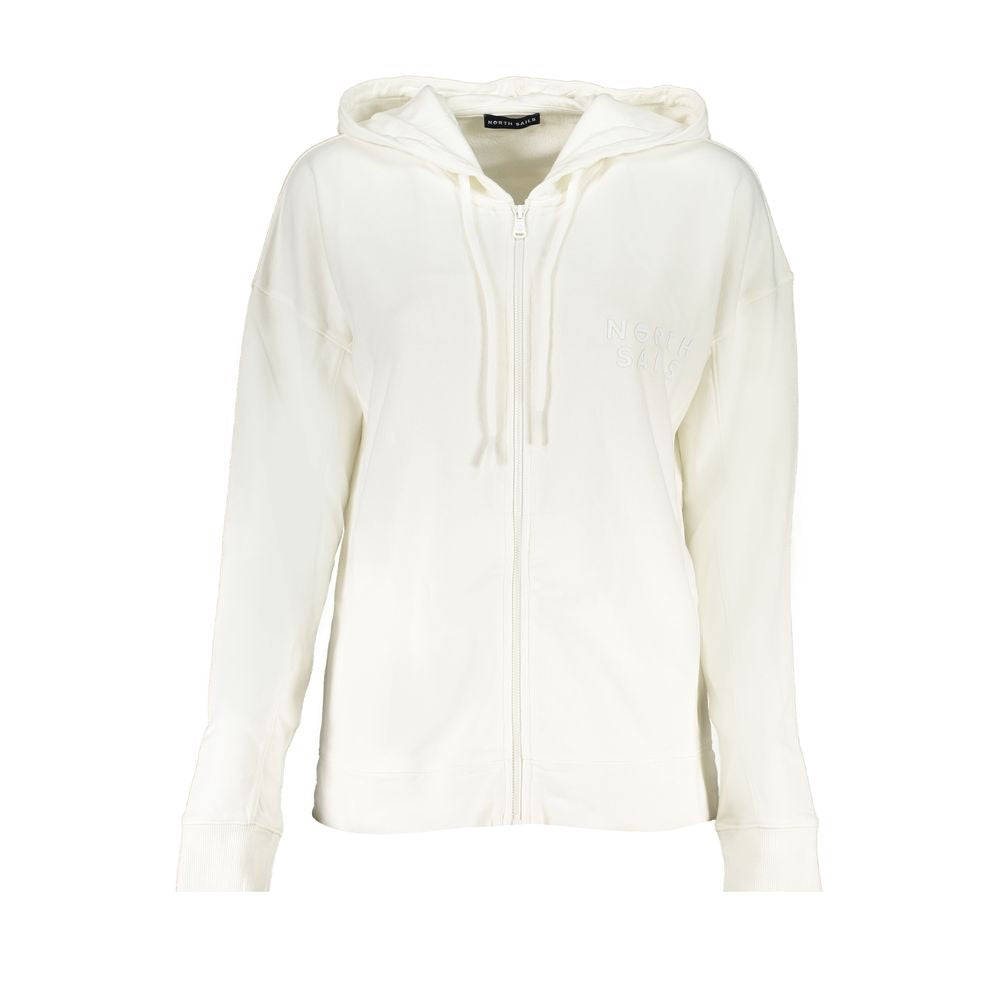 North Sails White Cotton Women's Hoodie | Regal Royce