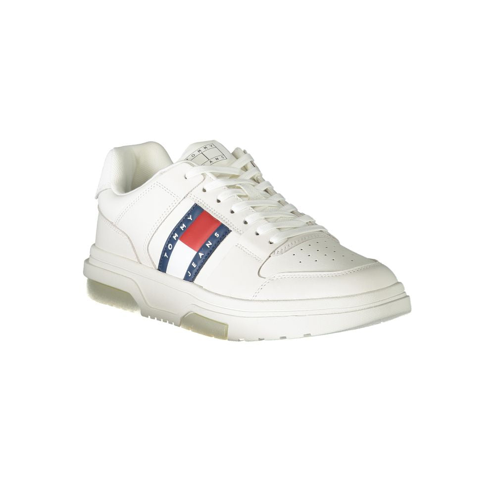 Tommy Hilfiger Bianco Polyurethane Men Sneaker | Regal Royce