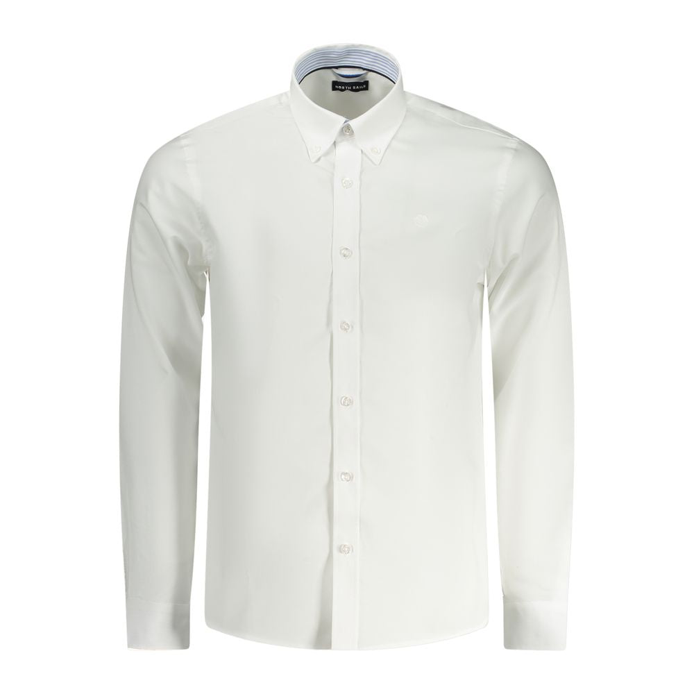North Sails White Cotton Men's Shirt | Regal Royce