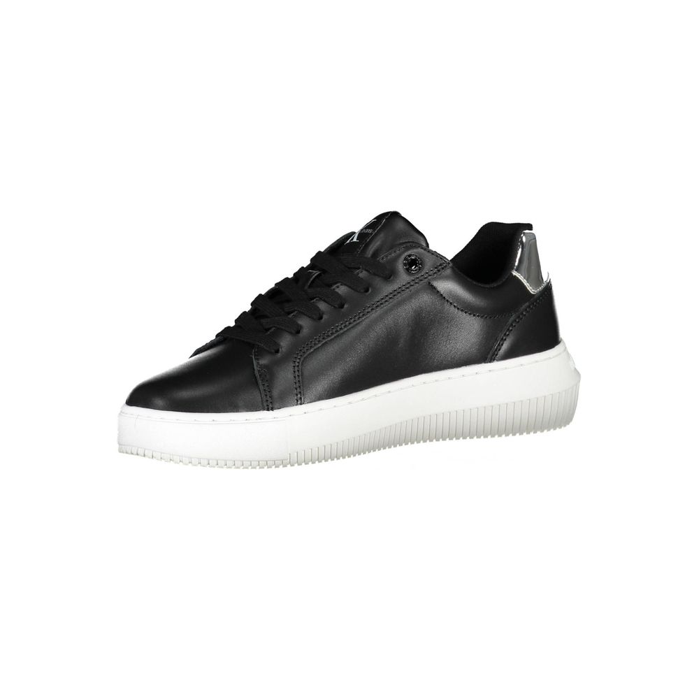 Calvin Klein Nero Leather Women Sneaker | Regal Royce
