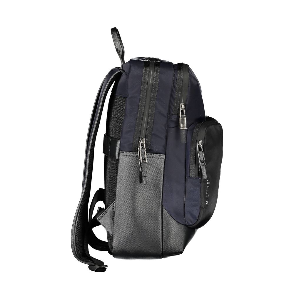 Tommy Hilfiger Blue Polyurethane Men's Backpack | Regal Royce