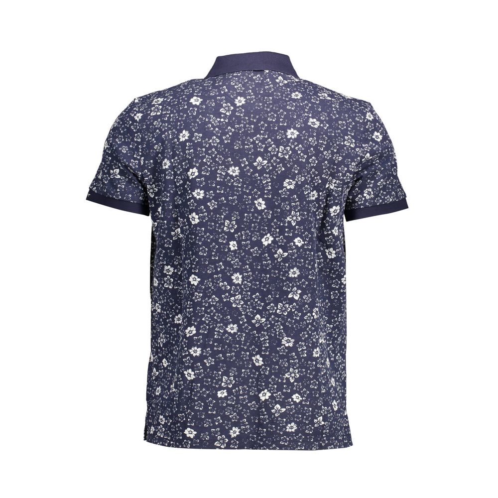 Gant Blue Cotton Men Polo Shirt | Regal Royce