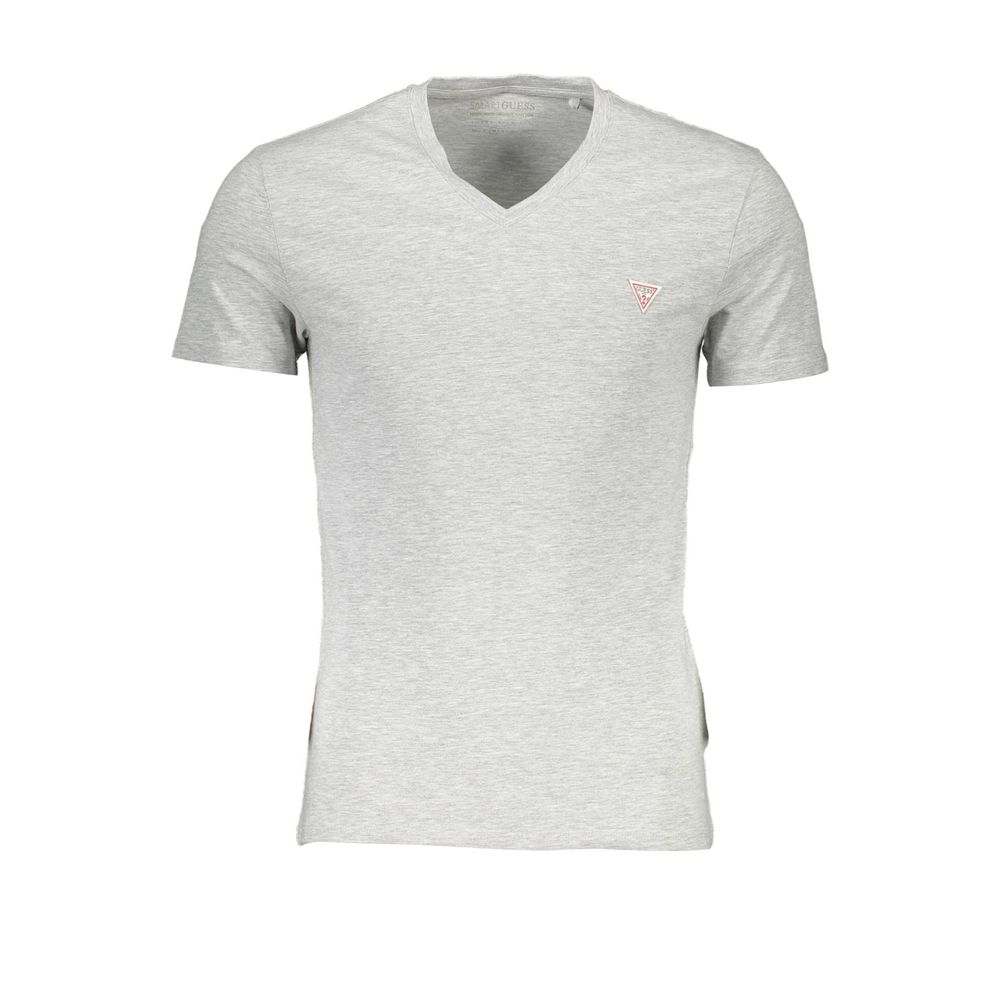 Guess Jeans Grigio Cotton Men T-Shirt | Regal Royce