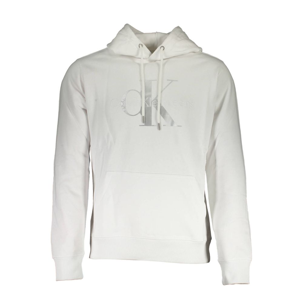Calvin Klein White Cotton Sweatshirt