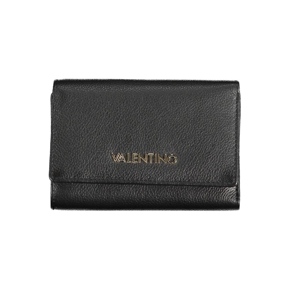 Mario Valentino Black Polyurethane Women Wallet | Regal Royce