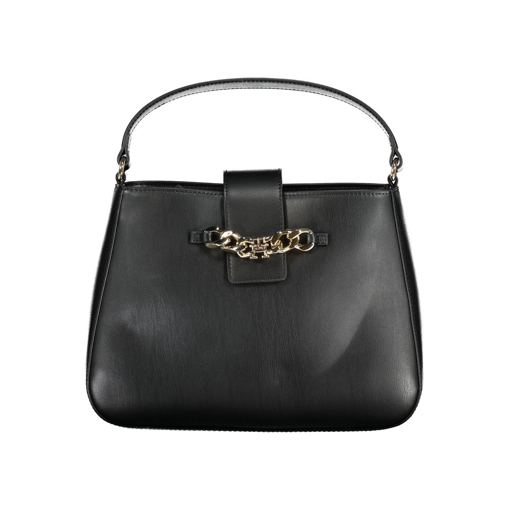 Tommy Hilfiger Nero Poliuretano Women Handbag | Regal Royce