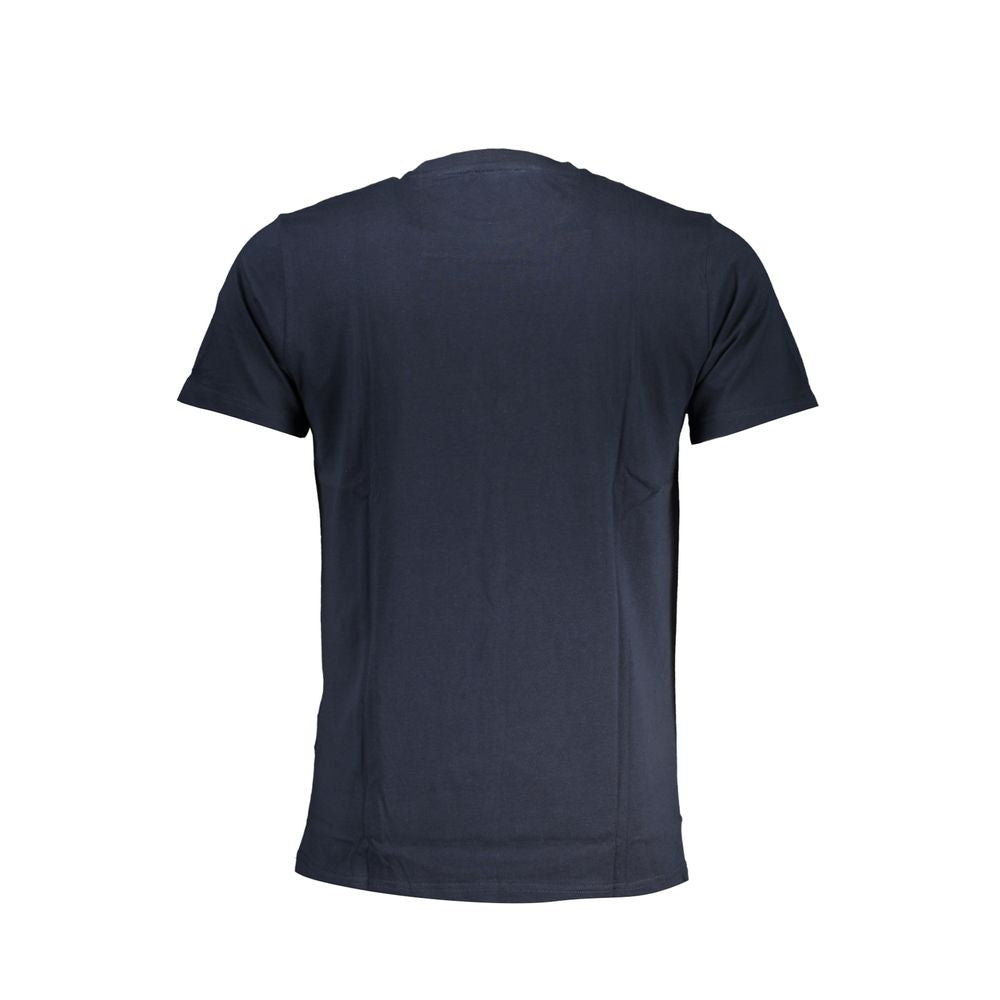 Cavalli Class Blu Cotton Men T-Shirt | Regal Royce
