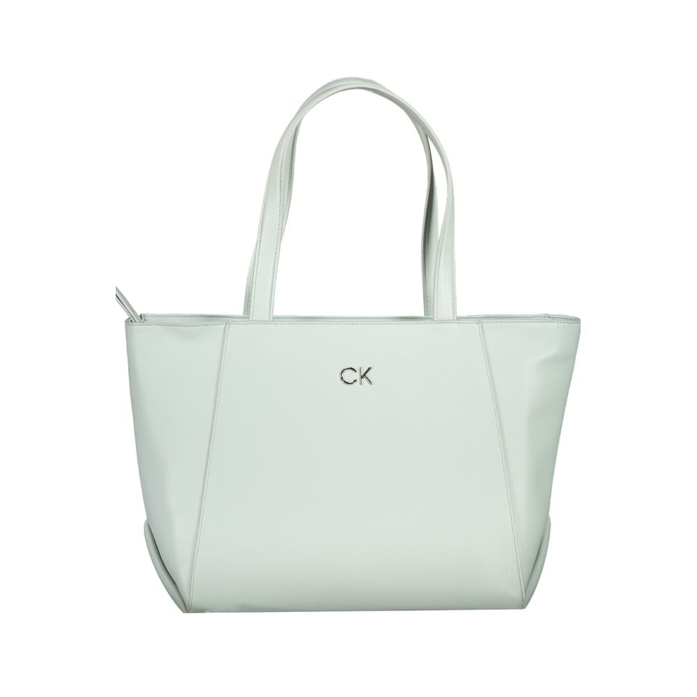 Calvin Klein Azzurro Polyurethane Women Handbag | Regal Royce