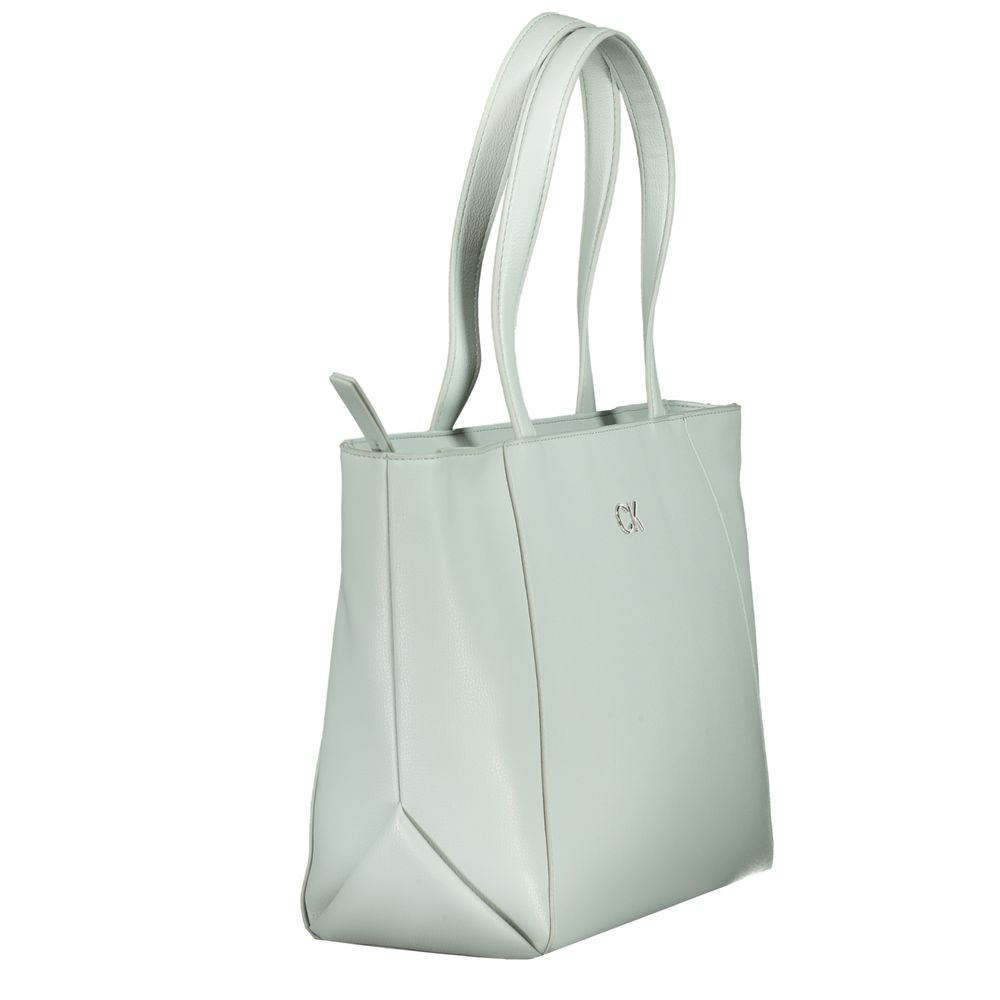 Calvin Klein Azzurro Polyurethane Women Handbag | Regal Royce