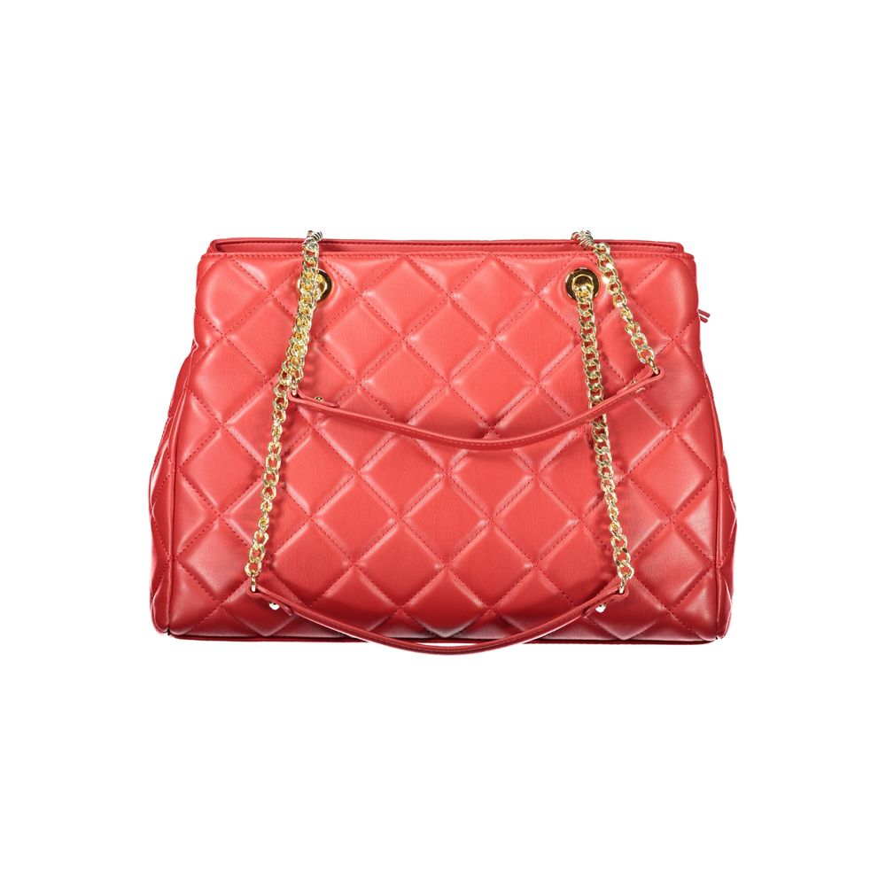 Mario Valentino Rosso Polyurethane Women Shoulder Bag | Regal Royce
