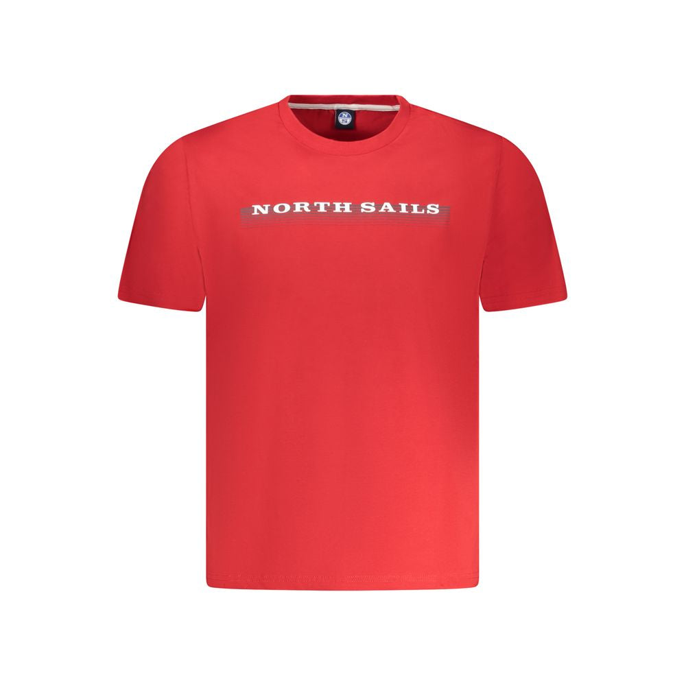 North Sails Rosso Cotton Men T-Shirt | Regal Royce