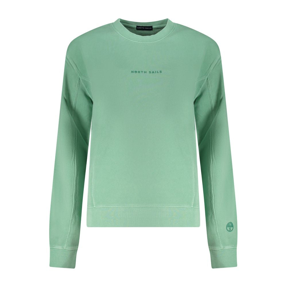 North Sails Green Cotton Women Sweater | Regal Royce