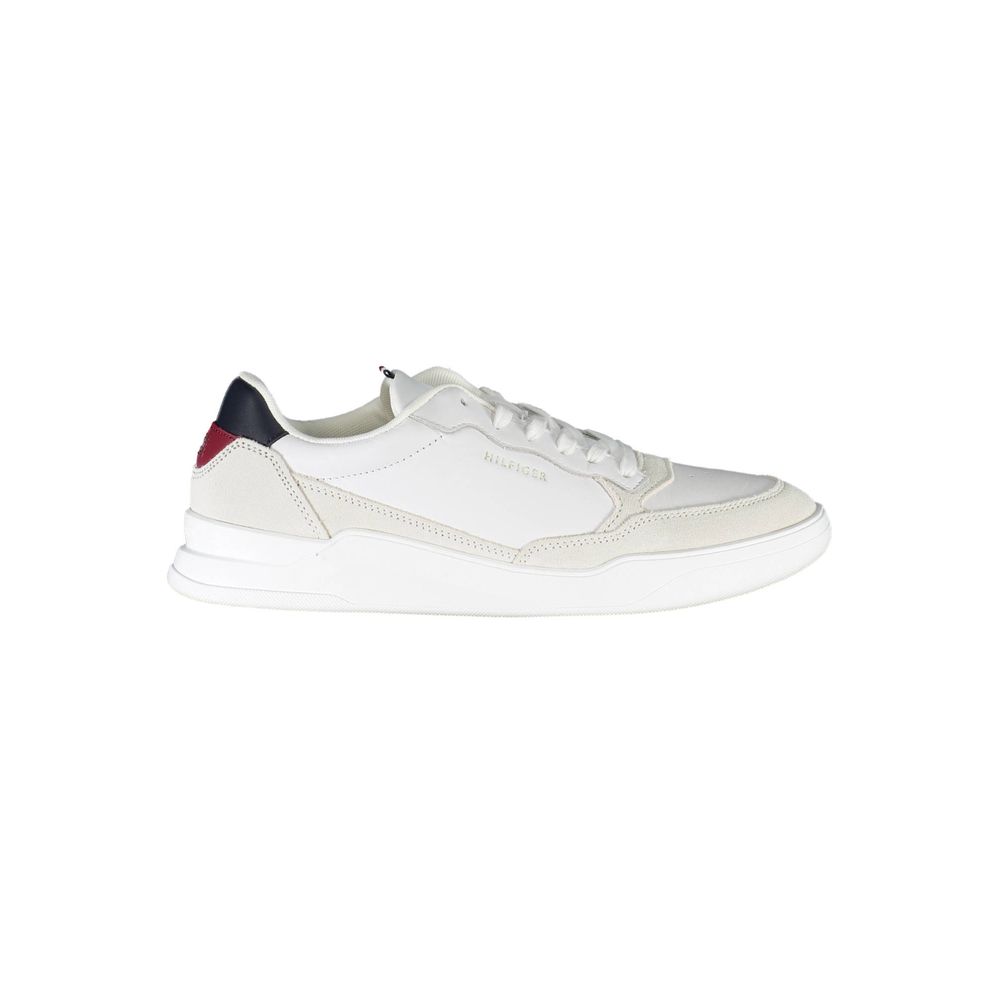 Tommy Hilfiger White Polyester Men Sneaker | Regal Royce