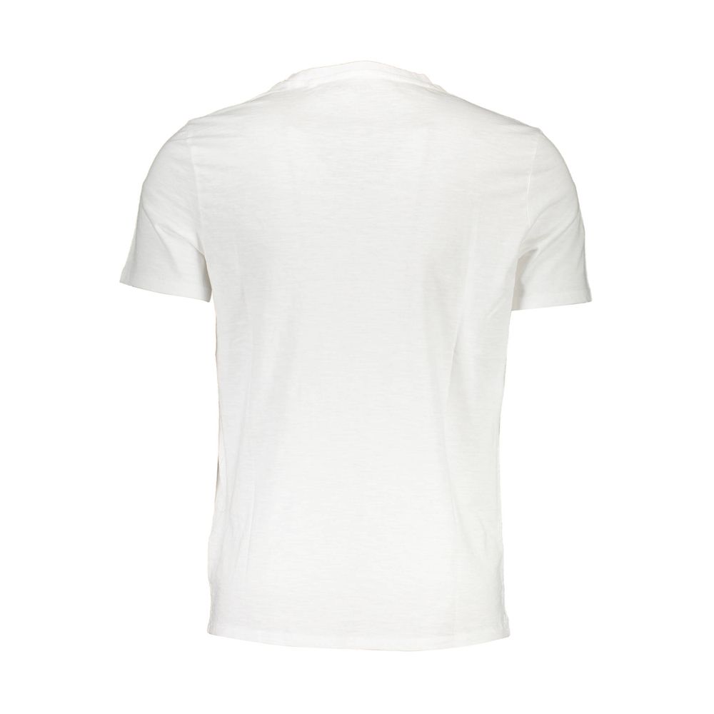 Guess Jeans Bianco Cotton Men's T-Shirt | Regal Royce