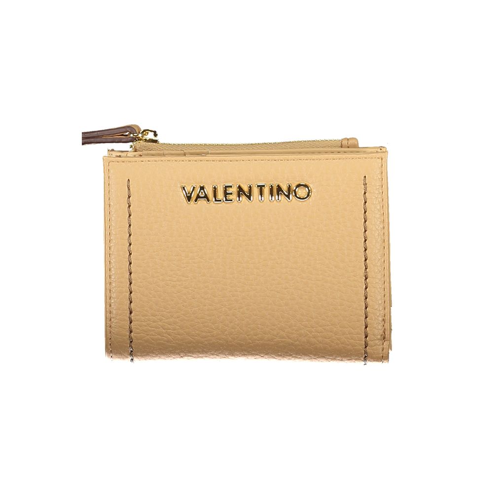 Mario Valentino Beige Polyurethane Women Wallet | Regal Royce