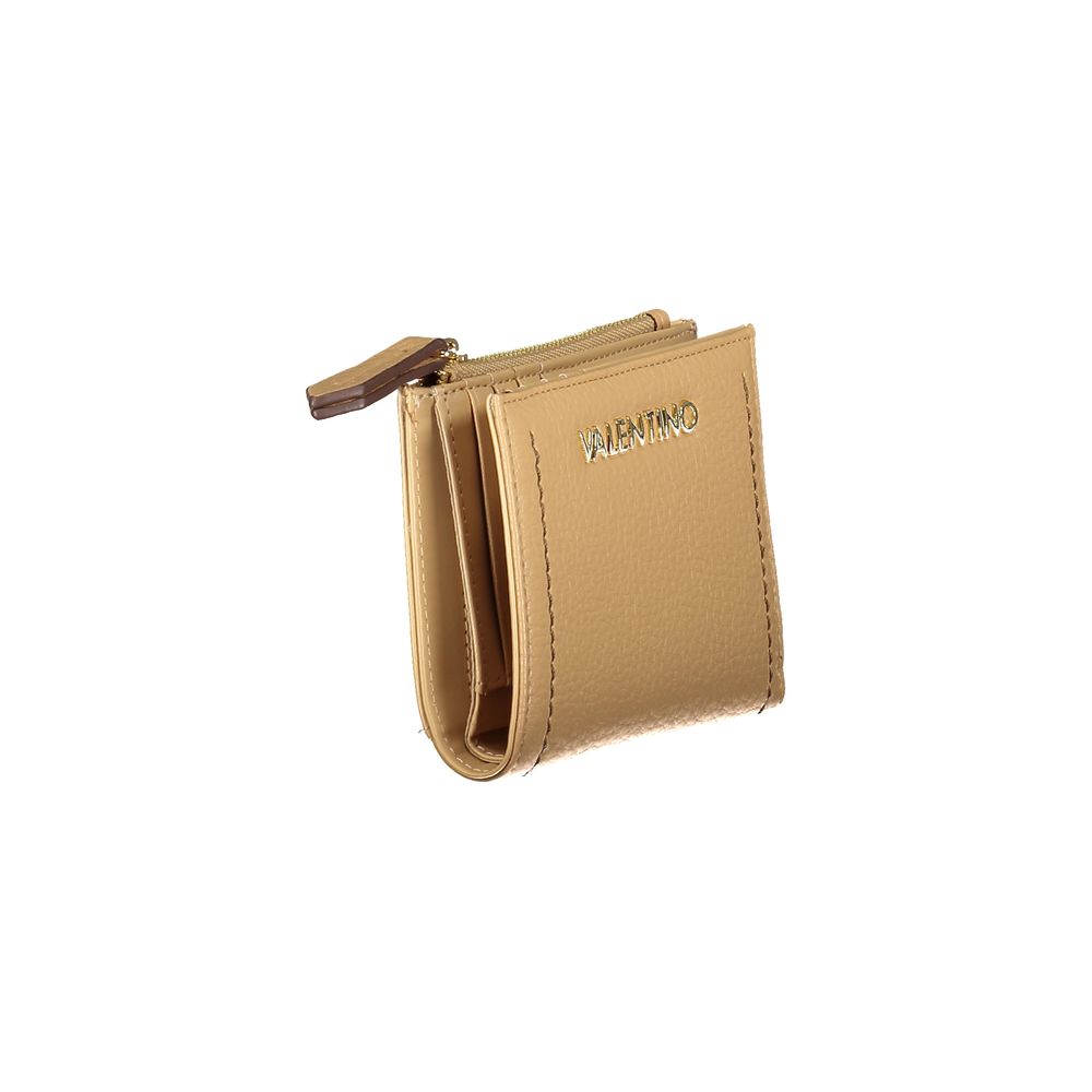 Mario Valentino Beige Polyurethane Women Wallet | Regal Royce