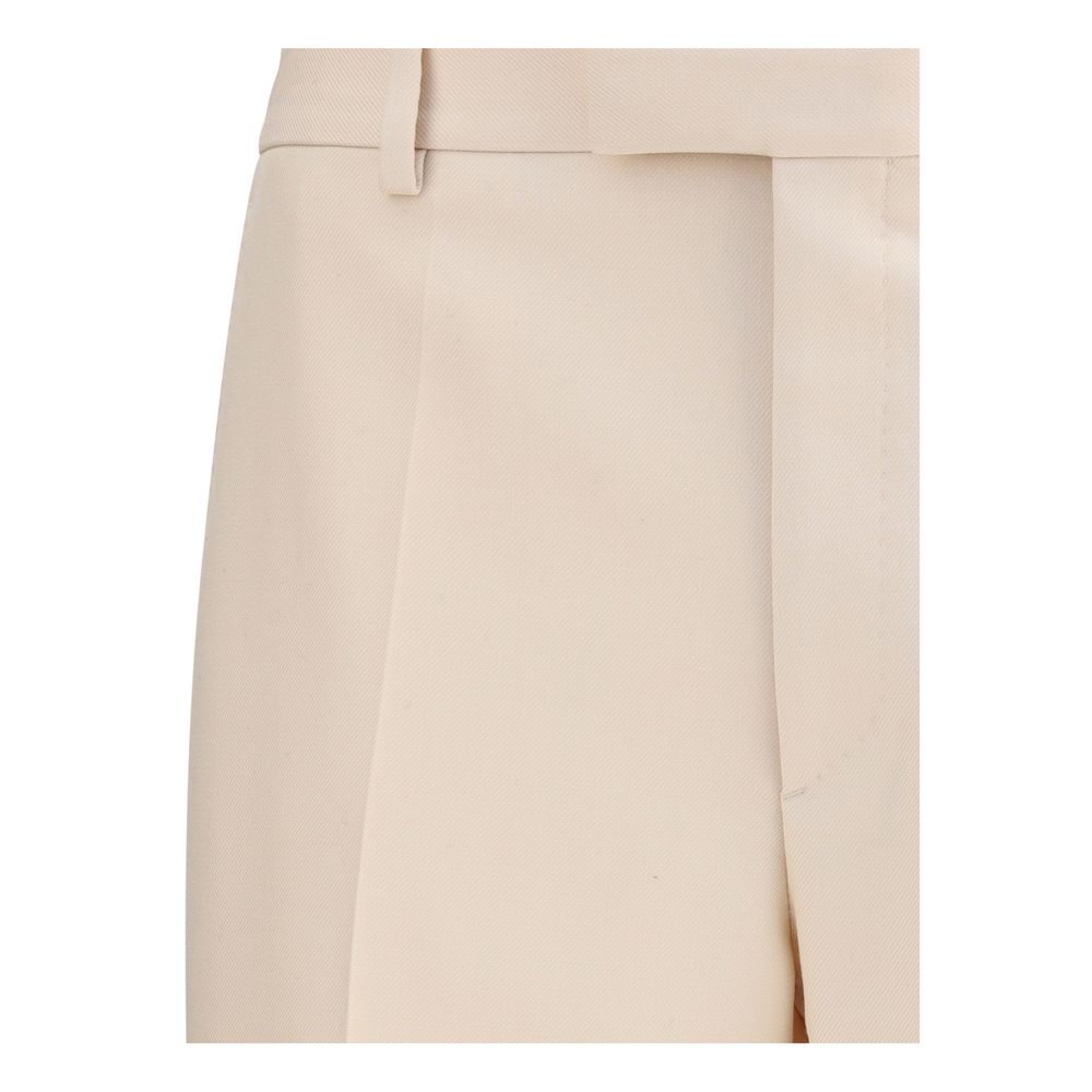 Valentino Cream Fleece Wool Dress Pants | Regal Royce