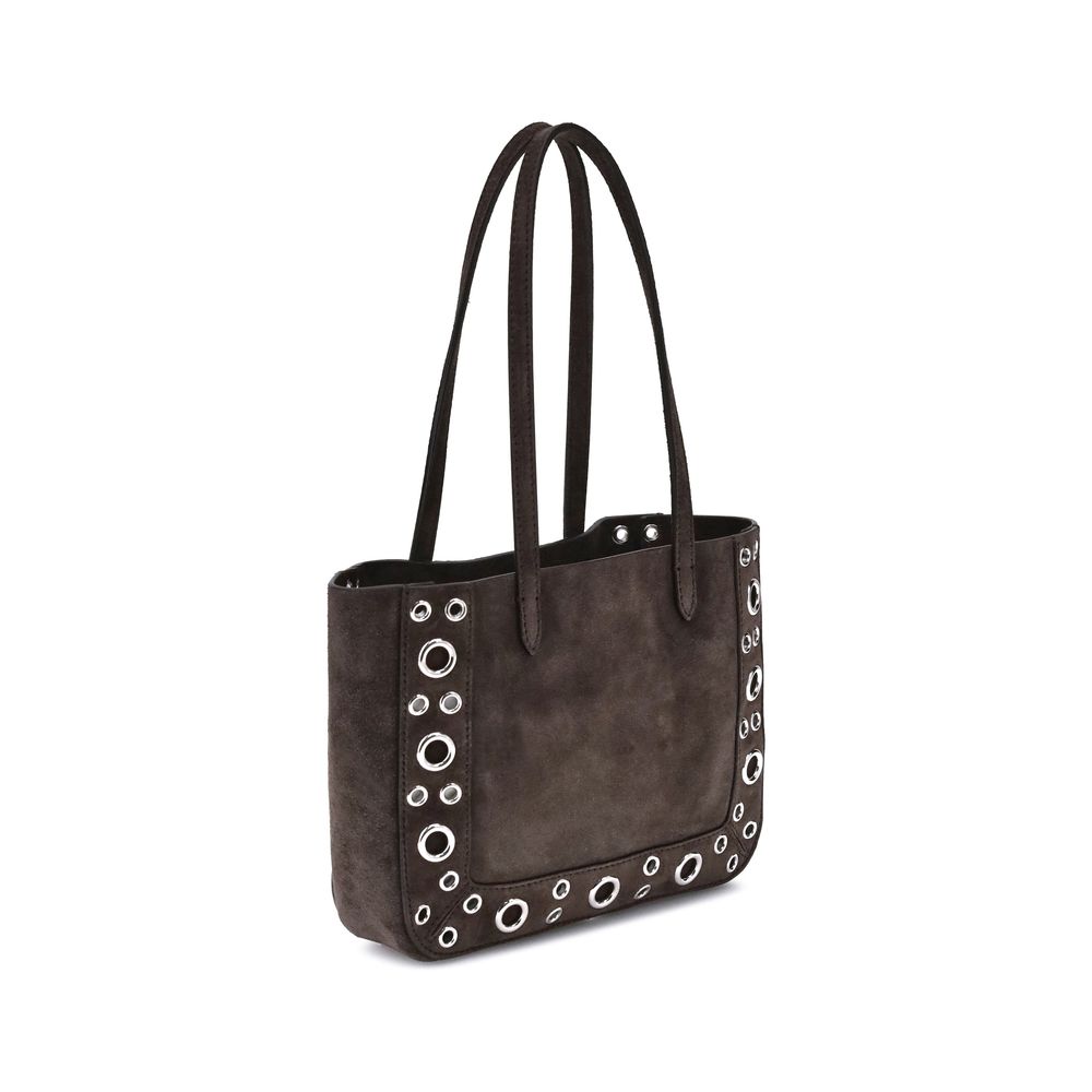 Valentino Garavani Brown Calf Leather Bos Taurus Shoulder Bag | Regal Royce