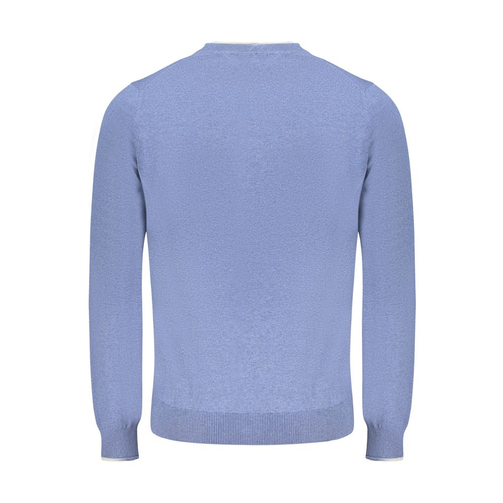North Sails Blue Cotton Men's Sweater | Regal Royce