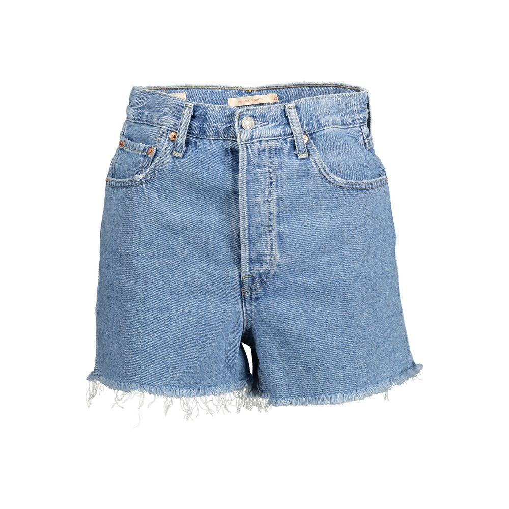 Levi's Blue Cotton Women Shorts | Regal Royce