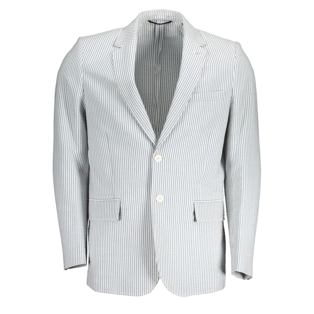 Gant White Cotton Men Jacket | Regal Royce