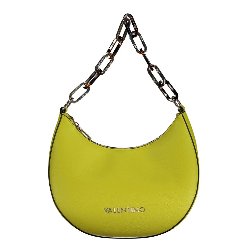 Mario Valentino Giallo Polyurethane Women Handbag | Regal Royce