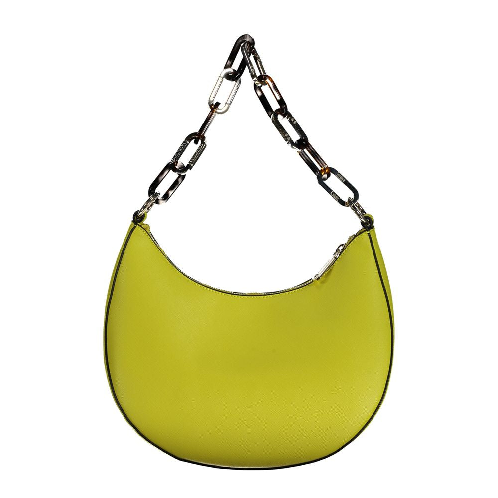 Mario Valentino Giallo Polyurethane Women Handbag | Regal Royce