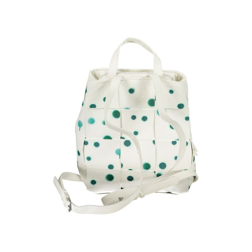 Desigual White Polyurethane Women's Backpack | Regal Royce