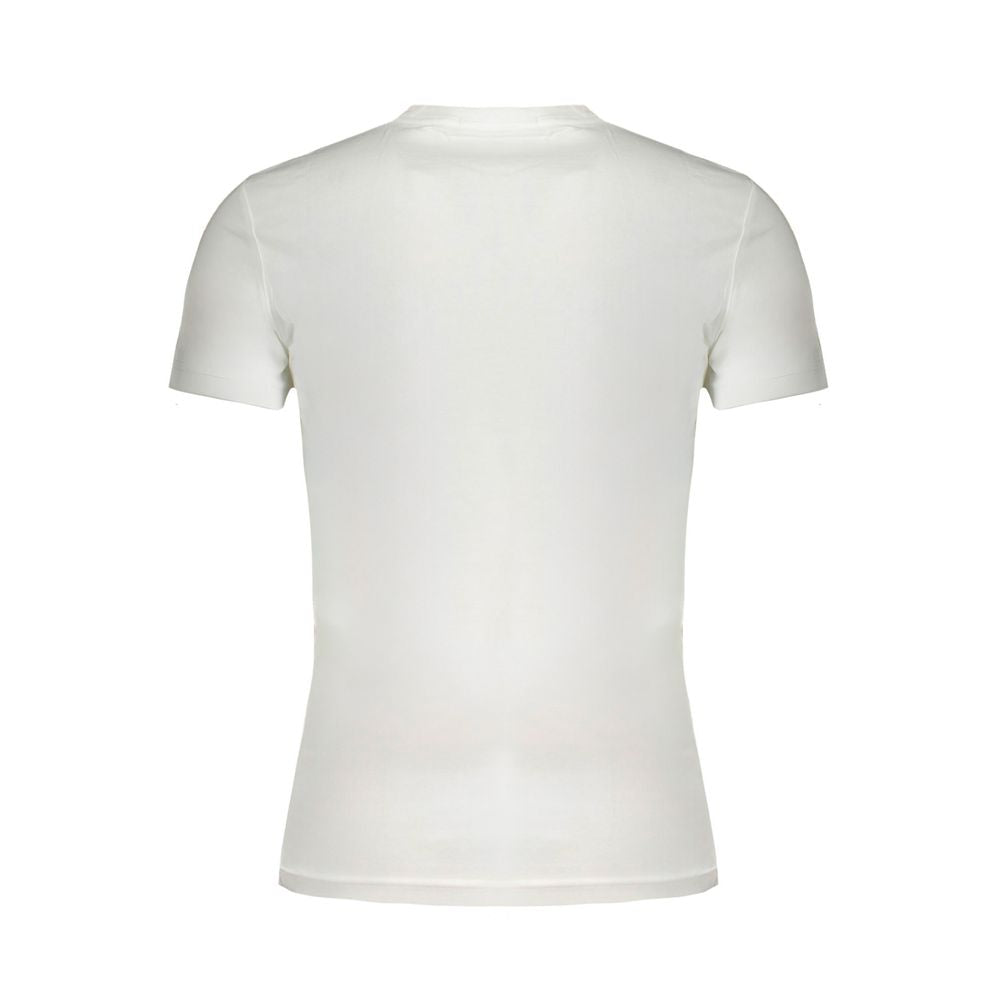 Calvin Klein White Cotton Men T-Shirt | Regal Royce