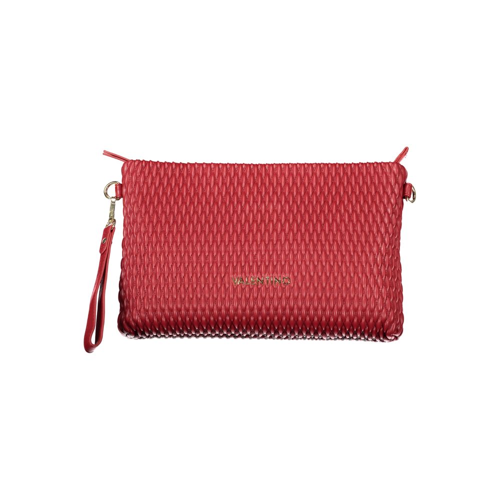 Mario Valentino Red Polyurethane Women Handbag | Regal Royce