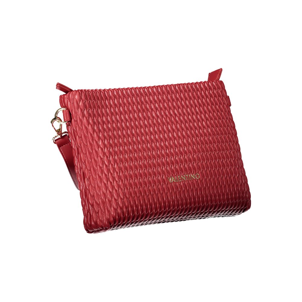 Mario Valentino Red Polyurethane Women Handbag | Regal Royce
