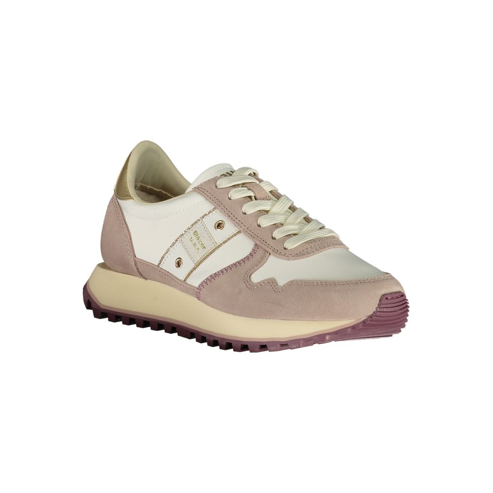 Blauer Bianco Poliestere Women Sneaker | Regal Royce