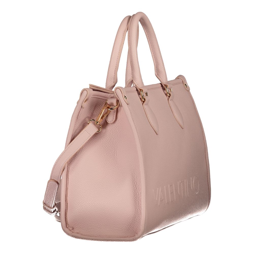 Mario Valentino Rosa Polyurethane Women Handbag | Regal Royce