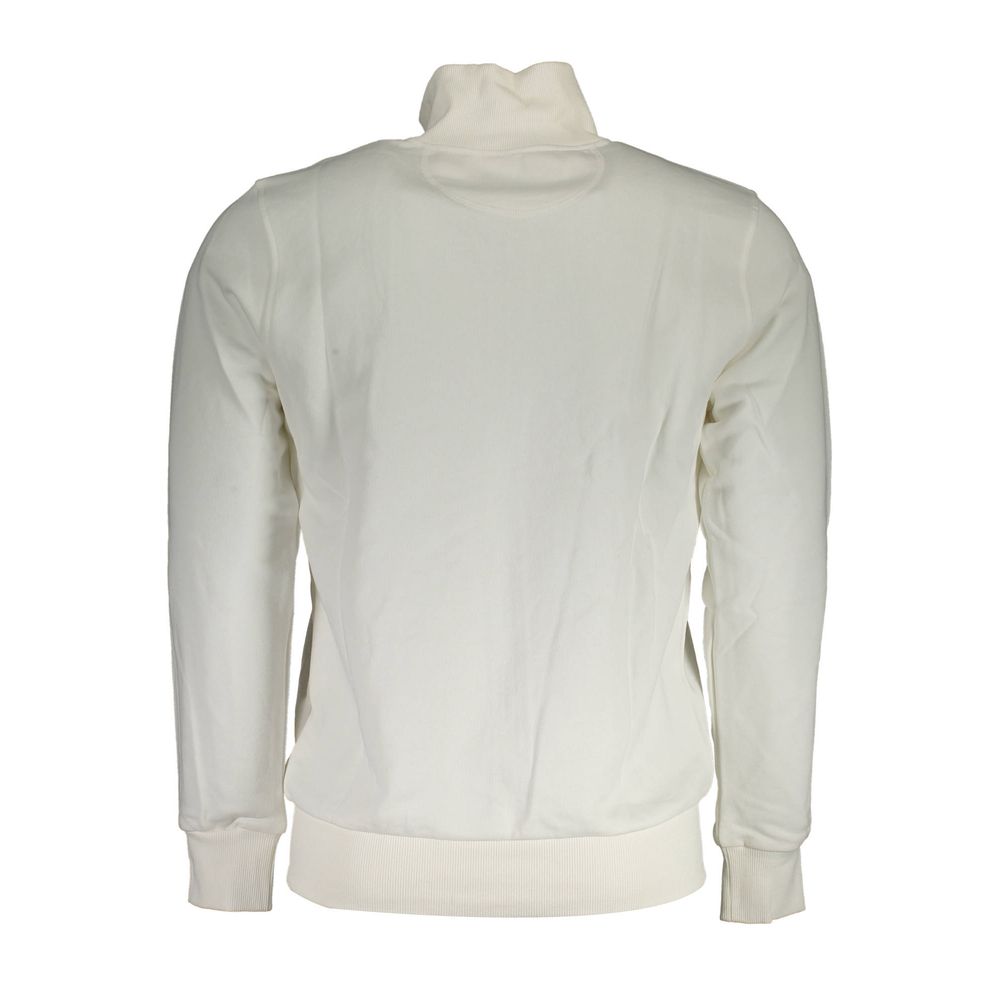 La Martina Bianco Cotton Mens Sweatshirt | Regal Royce