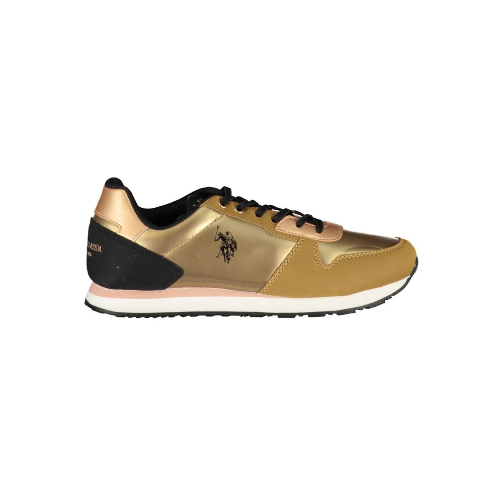 U.S. POLO ASSN. Oro Poliuretano Donna Sneaker | Regal Royce