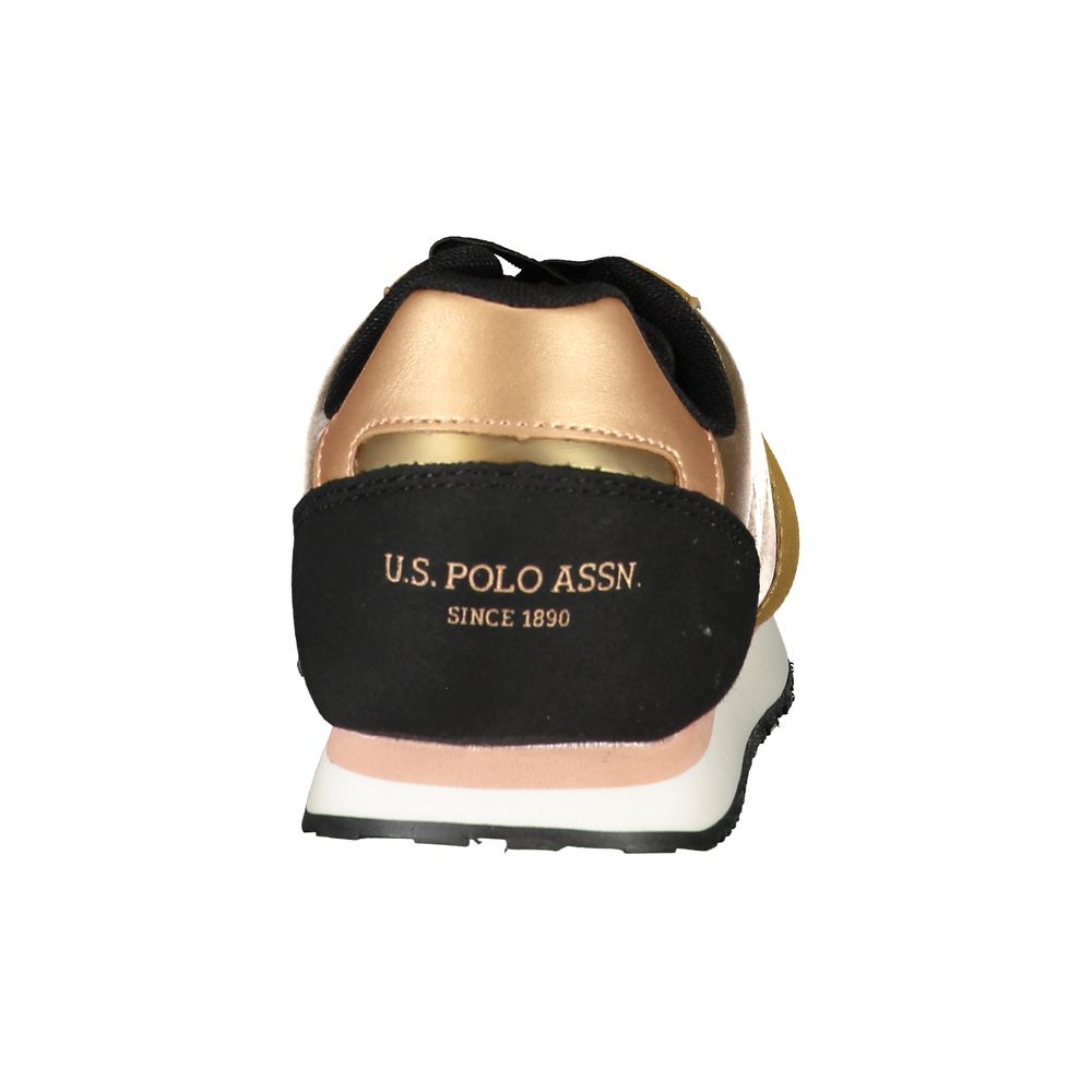 U.S. POLO ASSN. Oro Poliuretano Donna Sneaker | Regal Royce