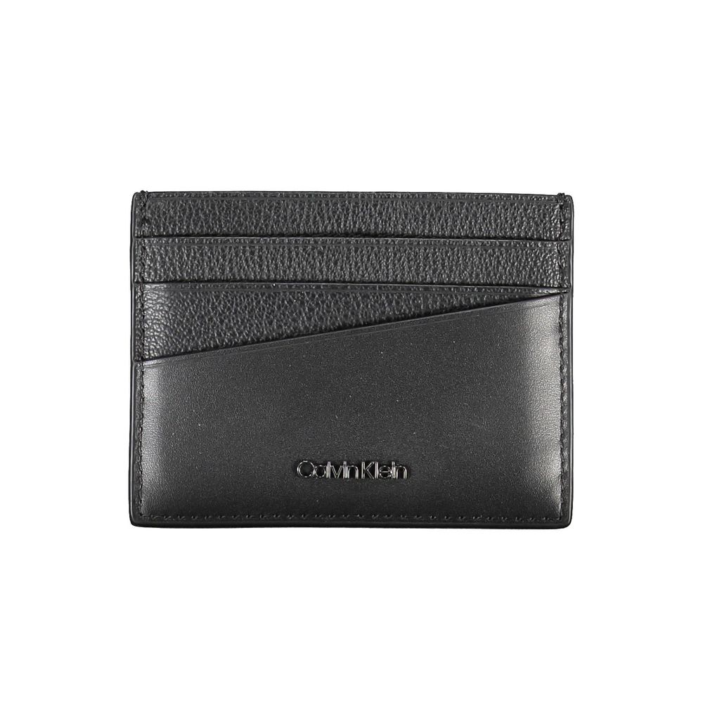 Calvin Klein Black Leather Mens Wallet Holder | Regal Royce